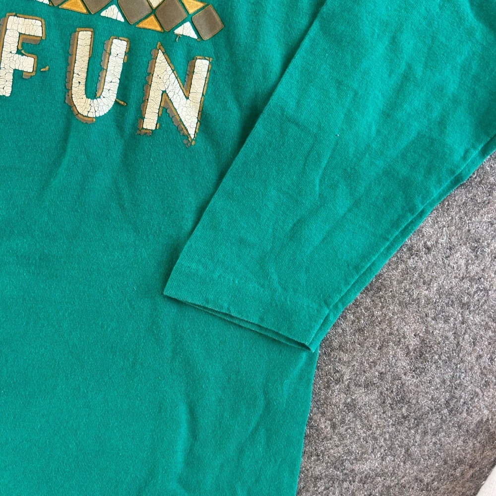 Vintage Florida Sun & Fun Clothing for Cool People Long Sleeve Shirt Adult Small - Picture 5 of 7